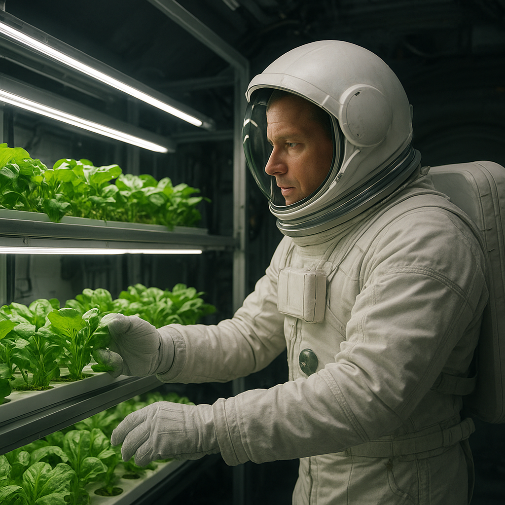 Soilless Farming in Space Missions