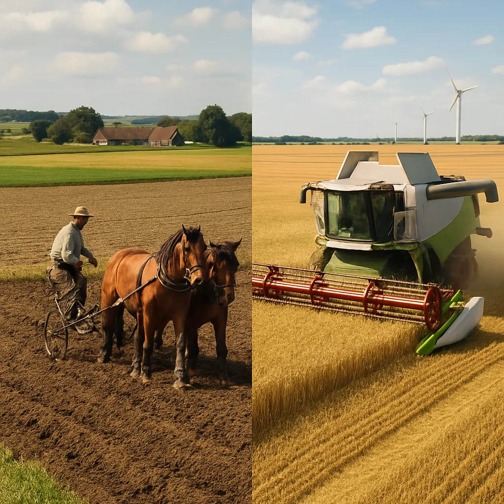Traditional and Modern Farming in Europe Compared